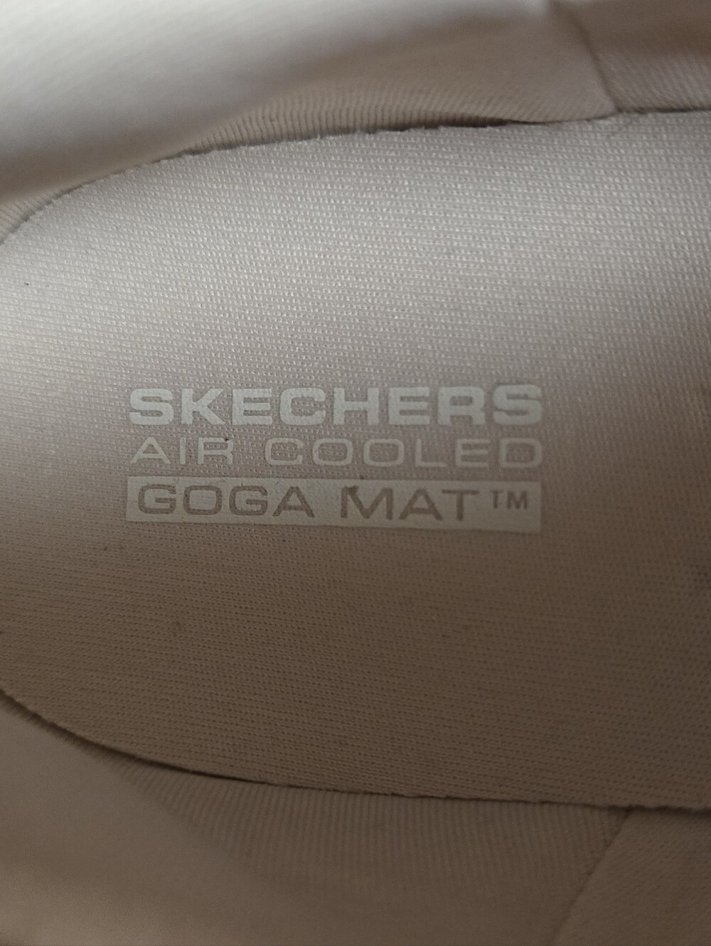 Skechers Goga Mat Women's Slip-On Flats in Light Beige - Picture 6 of 7